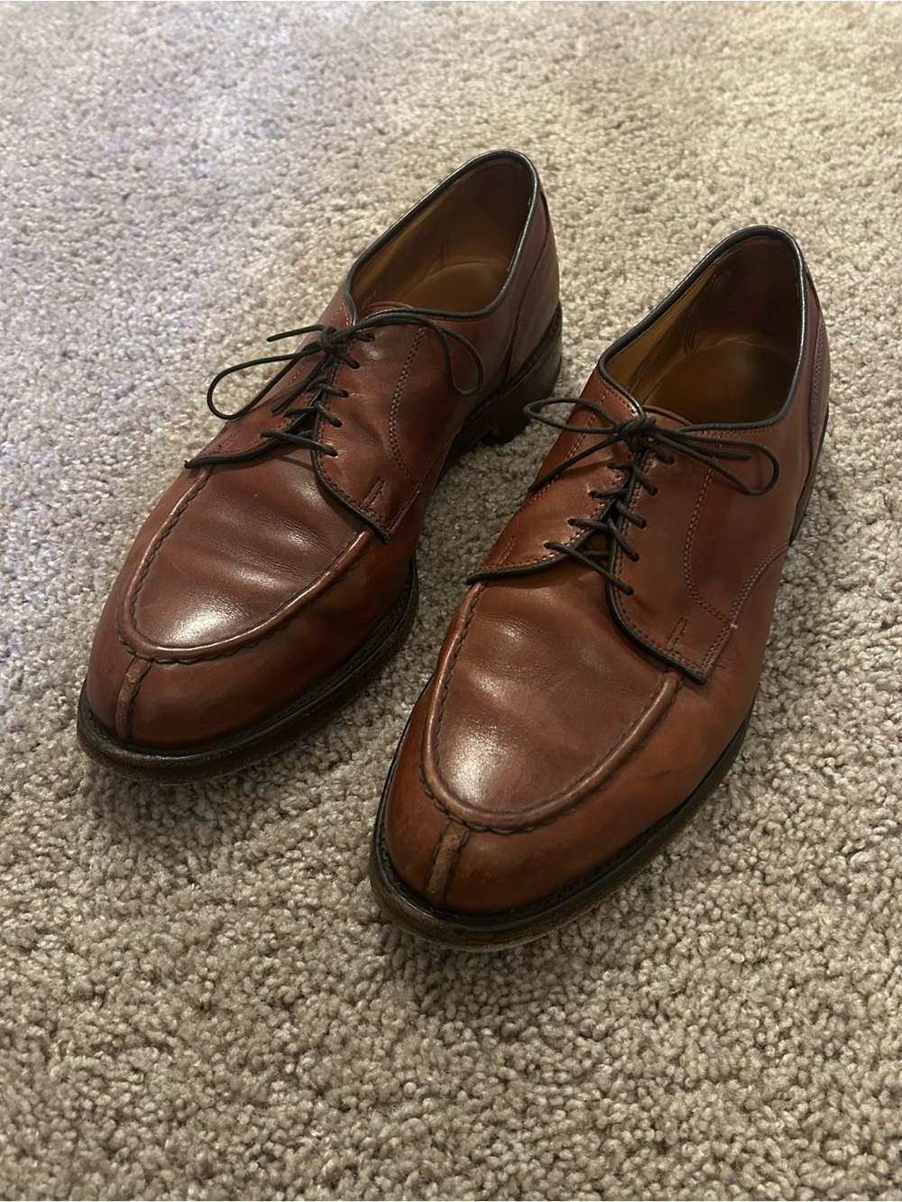 Allen Edmonds Bradley Brown Leather Dress Shoes Men’s Size 10.5 2661